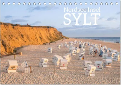 Produktbild von Nordsee Insel Sylt (Tischkalender 2025 DIN A5 quer), CALVENDO Monatskalender