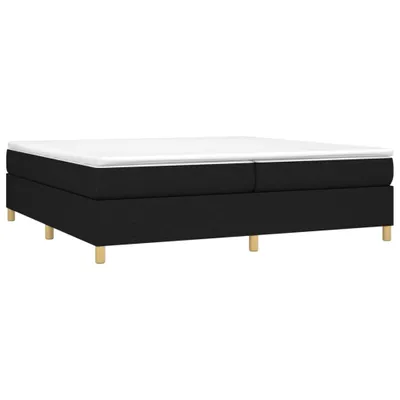 Produktbild von vidaXL Boxspringbettgestell Schwarz 200x200 cm Stoff
