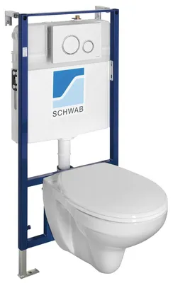 Produktbild von TAURUS Wand-WC mit UP-Spülkasten, weiß