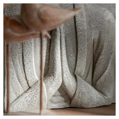 Produktbild von 3D Buddha Wandbild in Steinoptik Wandskulptur für asiatische Feng Shui Dekoration