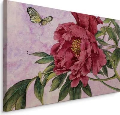 Produktbild von Fabelhafte Canvas LEINWAND BILDER 120x80 cm XXL Kunstdruck Pfingstrosen Blumen Natur