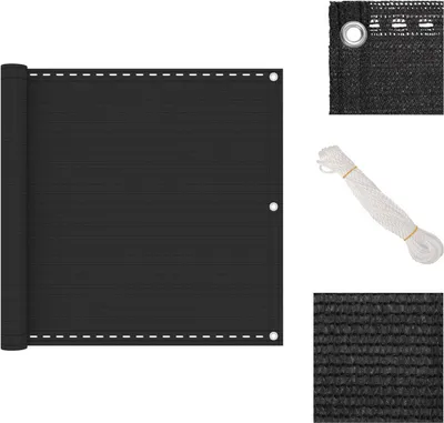 Produktbild von vidaXL Balkon-Sichtschutz Anthrazit 90x300 cm HDPE -  Sonnenschirme & Sonnenschutze