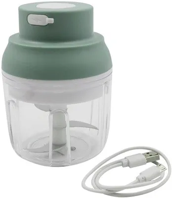 Produktbild von Azomor® Tragbarer und leistungsstarker Mini-Zerkleinerer für Gemüse und Obst mit USB-Ladegerät