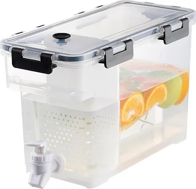 Produktbild von Getränkespender mit Zapfhahn und Trennwand 3.5L Wasserspender Kalte Getränke
