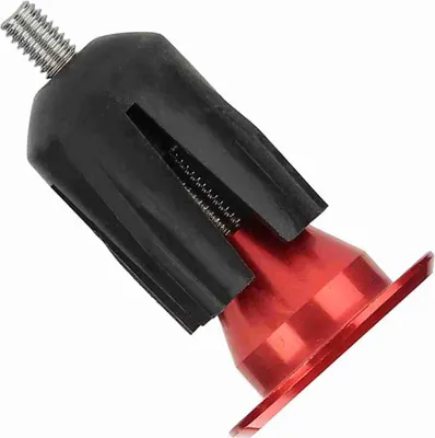 Imagen del producto de Tapones para manillar de bicicleta, protectores de extremo de manillar. Fabricados con materiales de alta calidad. Tapones para el extremo del manillar, ideales para uso doméstico y para ingenieros. (Color: rojo)
