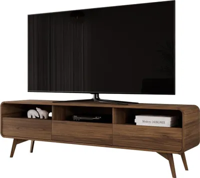 Produktbild von MIRJAN24 TV-Schrank Helion 180 mit drei klappen (Farbe: Nuss Warmia)