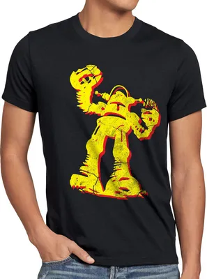 Produktbild von style3 Sheldon Hero Roboter Herren T-Shirt