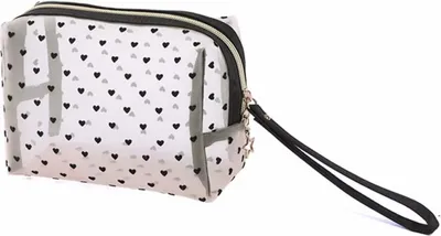 Produktbild von Kosmetiktasche HERZEN 12x18 cm rosa