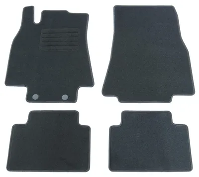Fußmatten-Set für Mercedes A-Klasse W169, 05/2006-04/2012, 4-teilig, Schwarz