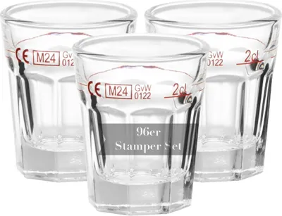 Produktbild von Van Well Lahnstein Stamper geeicht 2cl-Rotring 96er Set