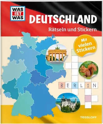 Produktbild von WAS IST WAS Rätseln und Stickern: Deutschland, Rätseln und Stickern