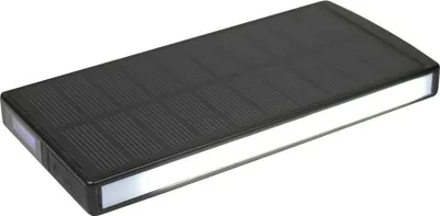 Immagine prodotto di Powerbank solare 9000mAh POWERplus Sephia con striscia LED
