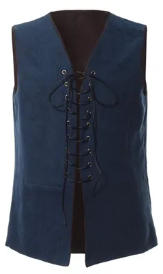 Produktbild von Umkehrbare Weste für Erwachsene im Mittelalter-Stil