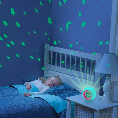 Produktbild von Kinderwecker - Schlafwecker für Kinder - Kinderwecker - Kinderwecker Schlaftrainer - Kinderwecker Jungen - Must-Have für das Schlafzimmer!