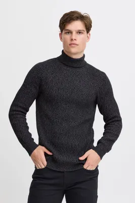 Produktbild von Blend BHPullover Herren Rollkragenpullover Strickpullover Grobstrick Pullover mit Rollkragen Rippbündchen 100% Baumwolle Regular fit