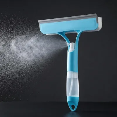 Produktbild von VAZCAN® 2-in-1 Fensterabzieher – Integriertes Spray und Reiniger, ergonomisches
