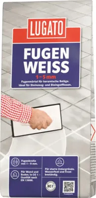 Produktbild von Lugato Fugenmörtel Fugenweiß 5 kg