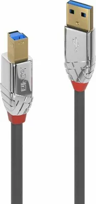 Imagen del producto de Lindy 36661 Lindy USB 3.0 Kabel Typ A/B Cromo Line M/M 1m