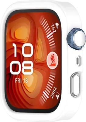 Immagine prodotto di Custodia protettiva in silicone per Huawei Watch Fit 4 Pro Protezione a mezza copertura Bianco
