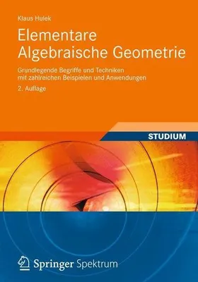 Obrázok produktu pre Elementare Algebraische Geometrie