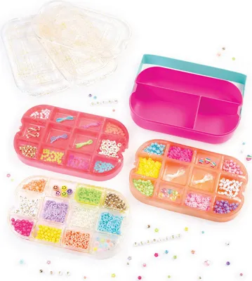Image de Make it Real - Coffret à bijoux avec perles, 1370 perles