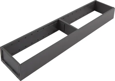 Produktbild von Blum AmbiaLine Schubkastenrahmen schmal mit Trenner 522x100x50mm, oriongrau