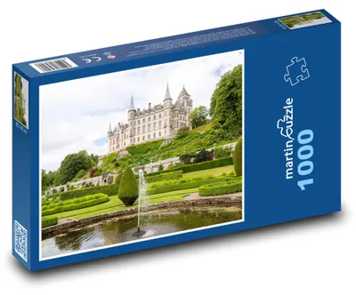Zdjęcie produktu dla Puzzle 1000 Zamek Dunrobin w Szkocji - martinpuzzle