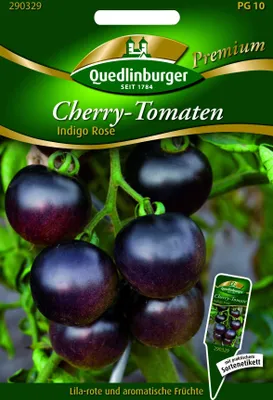 Produktbild von Quedlinburger Saatgut - Tomaten Cherry Indigo rose - Samen - 290329