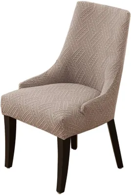Produktbild von Polyester Stoel Hoes, Zandfarbe, Stil 2