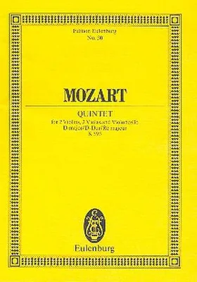 Produktbild von Streichquintett D-Dur