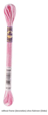 Imagen del producto de Hilo DMC Stickgarn Mouline Variations, colores 417F y 4180, 6 hebras, 8 metros