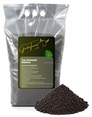 Produktbild von Ton-Granulat Blähton 15 ltr Multisubstrat Gärtnerqualität Ø 1-5 mm Drainage & Hydrokultur, KI-generiertes Bild