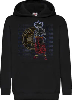 Immagine prodotto di Felpe con cappuccio per bambini Dragon Anime Manga Ball Z Goku 11, 9-11 Jahr - 140 / Noir