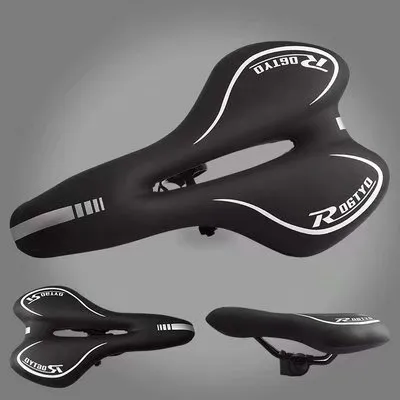 Obrázek produktu pro Cyklistické sedlo Gelové sedlo na kolo Duté ergonomické sedlo na kolo Horské kolo Sedlo Touring Sedlo pro horské kolo MTB Silniční kolo Muži Ženy Bílá