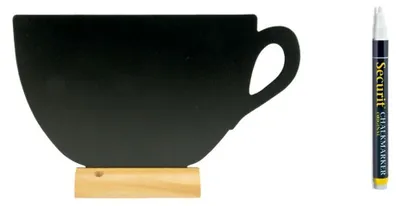 Immagine prodotto di Supporto da tavolo Securit SILHOUETTE "Cup