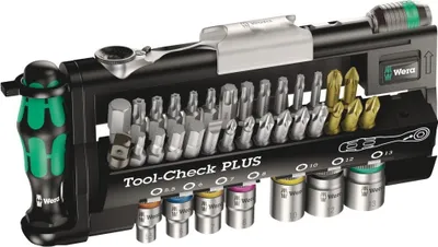 Obrázek produktu pro Wera Tool-Check PLUS, Nerezová ocel, Černá, 39 nástroje/nástrojů