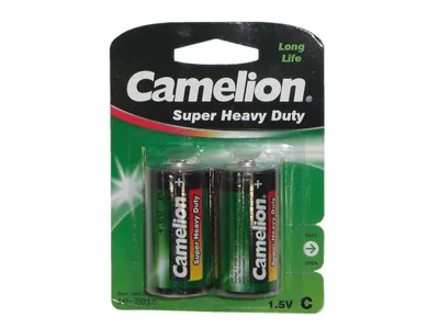 Obrázok produktu pre Baby-Batterie CAMELION Super Heavy Duty 1,5 V, Typ C, 2er-Blister