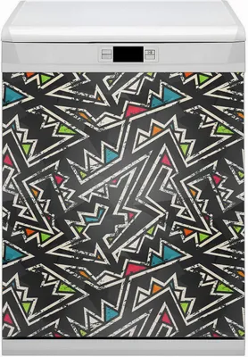 Produktbild von Magnete  Dekorative Magnet Folie für Geschirrspüler 60x80 cm Küche  - Graffiti