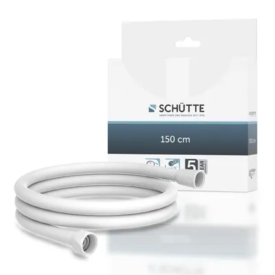 Produktbild von SCHÜTTE Brauseschlauch 150 cm, Duschschlauch Kunststoff Weiß