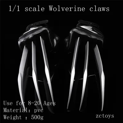 Produktbild von Tragbare Wolverine Krallenhandschuhe COSplay Requisiten Modell Spielzeug Erwachsene Modelle Wolverine Krallen