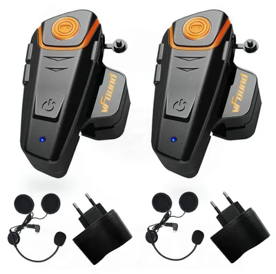 Obrázok produktu pre Bluetooth slúchadlo, vodotesné, intercom pre motocyklovú prilbu
