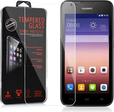 Produktbild von Cadorabo Panzer Folie für Huawei Ascend Y550 Schutzfolie in Transparent Gehärtetes Tempered Display-Schutzglas