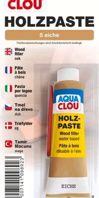 Produktbild von CLOU Aqua Clou Holzpaste 5 Eiche mit Spatel 60g