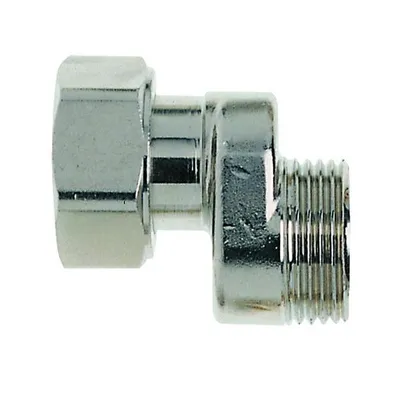 A close-up studio shot of a plumbing fitting.