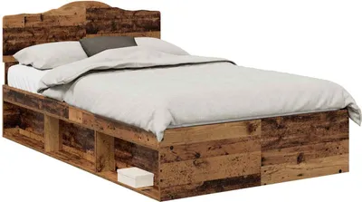 Immagine prodotto di vidaXL Struttura letto in legno recuperato 120 x 200 cm in legno di pino massiccio