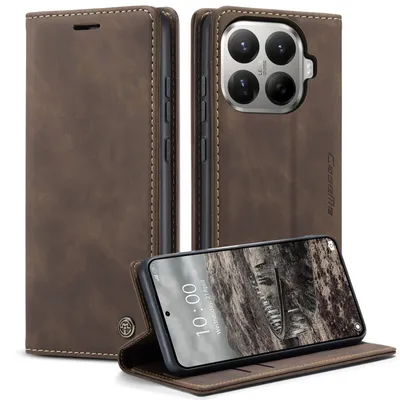 Produktbild von Xiaomi 17T Pro Hülle - CaseMe 013 Klapphülle - Dunkelbraun