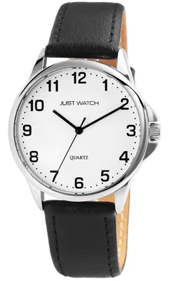 Produktbild von Just Watch "Bernard" Herrenuhr mit Echtlederarmband