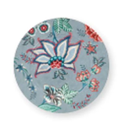 Produktbild von Plate Flower Festival Light Blue 17cm