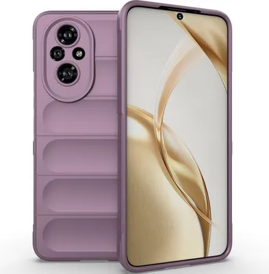 Produktbild von Handyhülle für Honor 200 Weich TPU Silikon Stossfest Anti-rutsch Hülle Lila