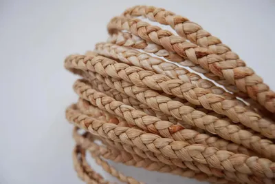 Produktbild von Naturseil Wasserhyazinthe - geflochtenes Rattan Gras Seil zum basteln oder als Deko